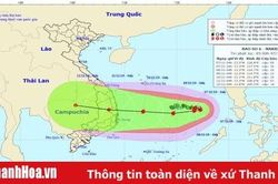 Bão số 6 đổi hướng và mạnh thêm