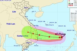 Bão số 6 giật cấp 15 cách đảo Song Tử Tây 180 km