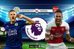 Soi kèo Leicester đấu với Arsenal. K+, K+PM trực tiếp bóng đá Ngoại hạng Anh hôm nay