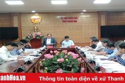 Đoàn công tác của Bộ Tài chính làm việc với UBND tỉnh về công tác, phòng chống thiên tai năm 2019