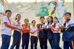 Học sinh khiếm thị chung tay bảo vệ môi trường