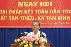 Ngày hội đại đoàn kết dân tộc diễn ra sôi nổi ở các địa phương