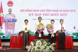 Nghệ An bầu bổ sung hai Phó Chủ tịch Ủy ban nhân dân