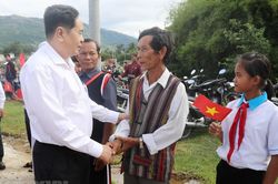 Ông Trần Thanh Mẫn dự Ngày hội đại đoàn kết tại Ninh Thuận