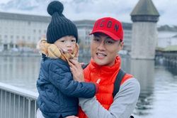 Mạc Hồng Quân và Kỳ Hân hạnh phúc như đôi vợ chồng son ở Milan