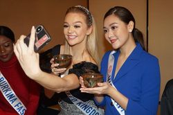 Á hậu Tường San đẹp hút hồn trước thềm chung kết Miss International 2019