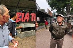 Cụ ông 80 tuổi bị xe ôm đánh, bắn bằng súng cao su