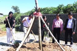 Phó Chủ tịch UBND tỉnh Gia Lai Huỳnh Nữ Thu Hà dự Ngày hội Đại đoàn kết thôn Xuân An 3