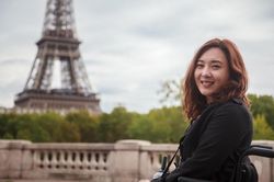 Cô gái Hàn Quốc liệt hai chân chu du thế giới