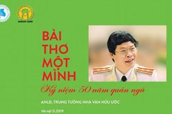 Trung tướng, nhà thơ Hữu Ước tổ chức đêm thơ - nhạc - họa kỷ niệm 50 năm quân ngũ