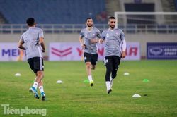 Mục kích UAE 'luyện công' trước trận đấu với tuyển Việt Nam