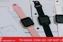 Đồng hồ 'nhái' Apple Watch nhan nhản, giá chưa tới 500.000 đồng