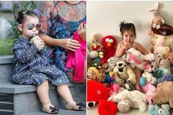 'Đẳng cấp' richkid như con gái siêu mẫu Hà Anh: Từ quần áo đến đồ chơi đều là hàng hiệu đắt đỏ, tủ giày riêng gần trăm đôi