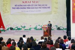Bồi dưỡng giáo viên cốt cán thực hiện chương trình giáo dục phổ thông mới