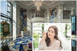 Bên trong khách sạn xa hoa Bảo Thy sắp tổ chức tiệc cưới
