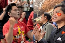 Ngọc Sơn, Minh Luân và dàn sao vỡ òa khi Tiến Linh lập siêu phẩm