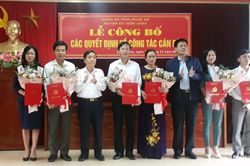Diễn Châu trao quyết định bổ nhiệm các chức danh mới