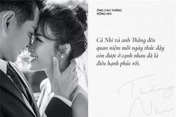 10 câu nói ngôn tình của Đông Nhi và Ông Cao Thắng