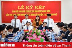 Ký kết quy chế phối hợp chỉ đạo thu ngân sách Nhà nước