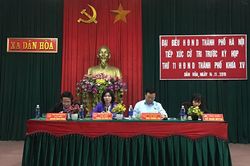 Cử tri huyện Mỹ Đức đề nghị sớm xử lý các công dân xã Đồng Tâm vi phạm pháp luật