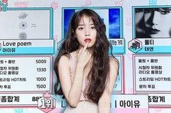 Vượt Taeyeon (SNSD) với điểm số cách biệt, IU giành cúp chiến thắng đầu tiên cho 'Love Poem'