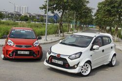Toyota Wigo, Kia Morning độ thân rộng tốn 40 triệu đồng