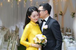 BTV Thu Hà diện áo dài đẹp dịu dàng trong lễ vu quy