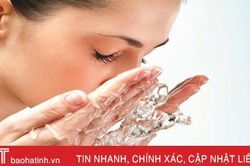 Làn da đẹp không tì vết nhờ rửa mặt