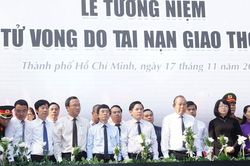Xúc động 'Lễ tưởng niệm các nạn nhân tử vong do tai nạn giao thông năm 2019'