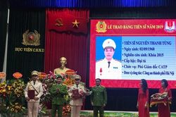 Học viện Cảnh sát nhân dân trao Bằng cho 55 tân Tiến sỹ năm 2019