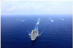 Tàu sân bay Trung Quốc trên đường xuống biển Đông
