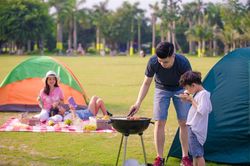 Độc, lạ ngày hội cắm trại dành cho cả gia đình ở Khu đô thị Ecopark