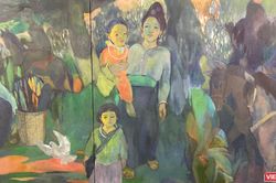 'Nhịp thời gian' của ba họa sĩ khai mạc triển lãm dịp 20/11