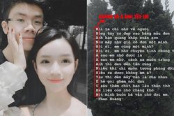 Tưởng làm thơ cho vui, rich kid Phan Hoàng khiến dân tình bất ngờ khi gửi gắm thông điệp tình yêu cho bạn gái