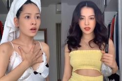 Chi Pu khoe mặt mộc