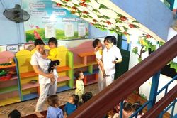 Tận thấy nơi cô giáo 'kể khổ' với Chủ tịch tỉnh việc học dưới gầm cầu thang