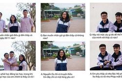 Những lời chúc ngộ nghĩnh của học trò trường THPT chuyên Hà Tĩnh gửi đến thầy cô