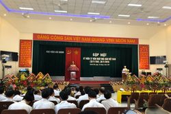 Học viện Hải quân mít tinh chào mừng Ngày Nhà giáo Việt Nam