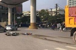 Hai ông cháu tử vong sau va chạm với xe tải ngay gần Đại học Công nghiệp