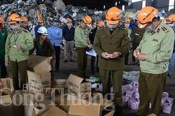 Cục Quản lý thị trường Hà Nội tiêu hủy trên 63 tấn hàng hóa vi phạm