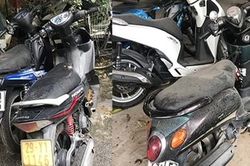 Công an quận Tây Hồ tìm chủ sở hữu 4 xe máy