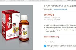 TPBVSK Cao lỏng Vượng Khí và BIBI THYMOLYS bị cảnh báo lừa dối người tiêu dùng