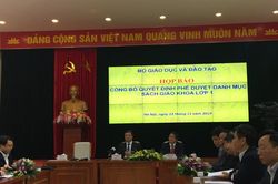Danh mục 32 bản mẫu sách giáo khoa lớp 1 sử dụng trong cơ sở giáo dục phổ thông