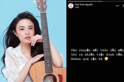 Hậu chia tay Quang Đăng, Thái Trinh bất ngờ đăng trạng thái ẩn ý: 'Chuyện kết thúc rồi mới lòi ra nhiều việc kinh tởm'