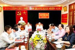 Hội nghị trực tuyến góp ý vào dự thảo các văn bản của Trung ương liên quan đến chính sách cán bộ