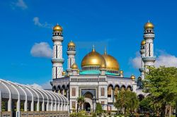 Nhà thờ Hồi giáo dát 5 tấn vàng ở Brunei