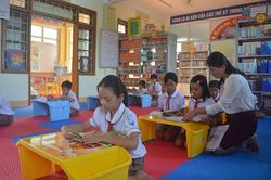 Thư viện thân thiện tạo hứng thú cho học sinh