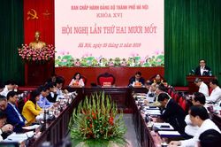 Thành ủy Hà Nội họp bàn nhiều nội dung định hướng năm 2020