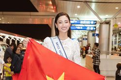 Hoa hậu Lương Thùy Linh chính thức lên đường sang Anh tham dự Miss World