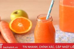 Công thức sinh tố giải độc cơ thể, đẹp da, đẹp tóc